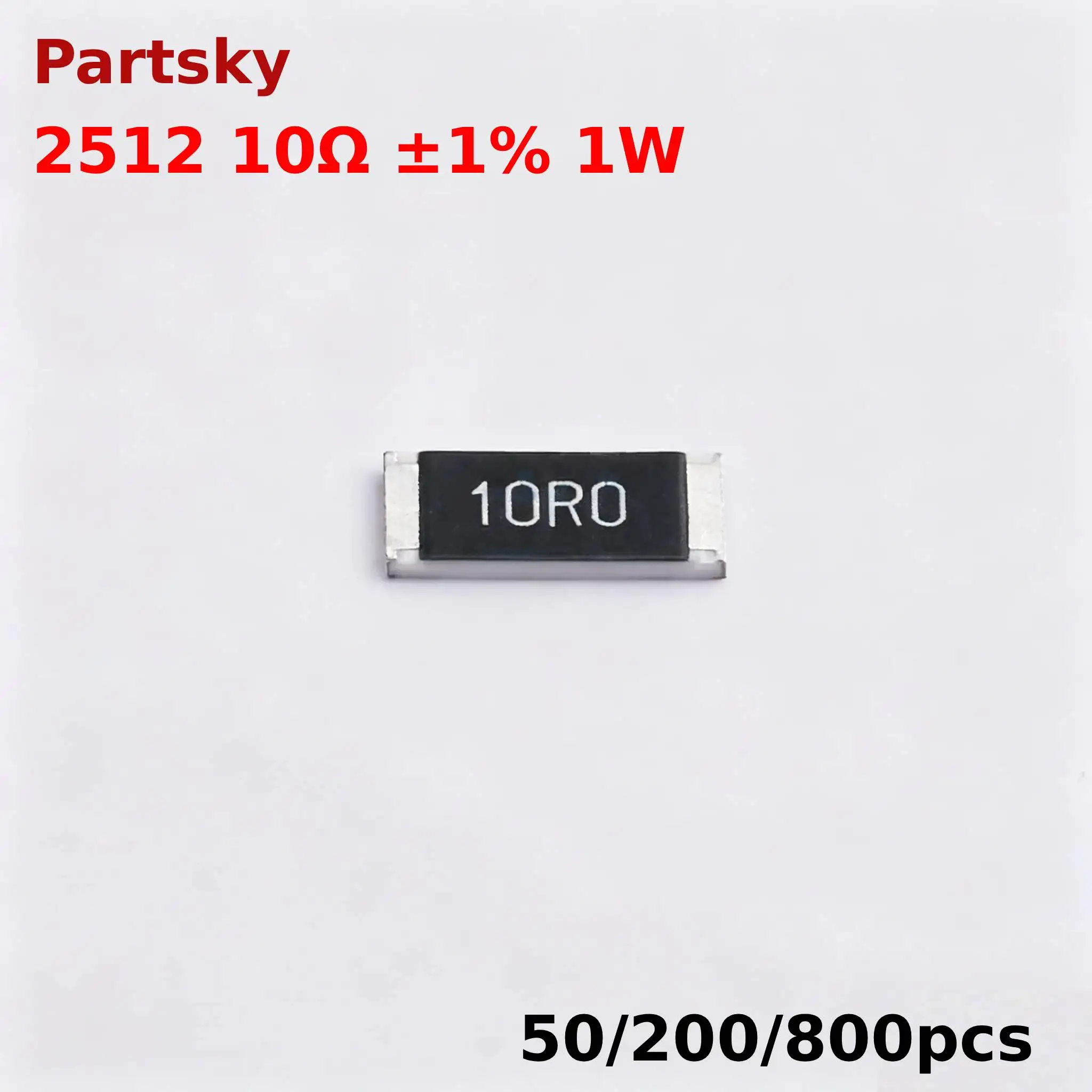 50/200/800pcs New 25121WF100JT4E 2512 10Ω ±1% 1W thick film resistor In Stock