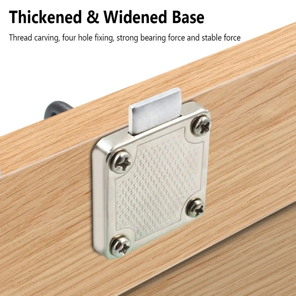 Office Burglarproof Zinc Alloy Cabinet Locker Wardrobe 2 Keys Drawer Lock