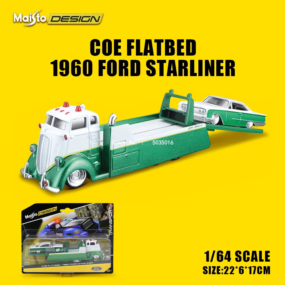 Maisto 1:64 1957 Chevrolet Flatbed Design elite transport die-cast