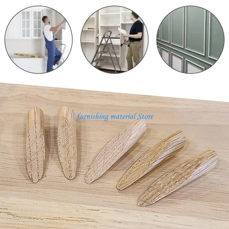 

Y5GD Upgraded Soft Pocket Hole Plugs Pine for Pocket Hole Jig Woodworking Tool Pine & Oak 50 Pieces/set