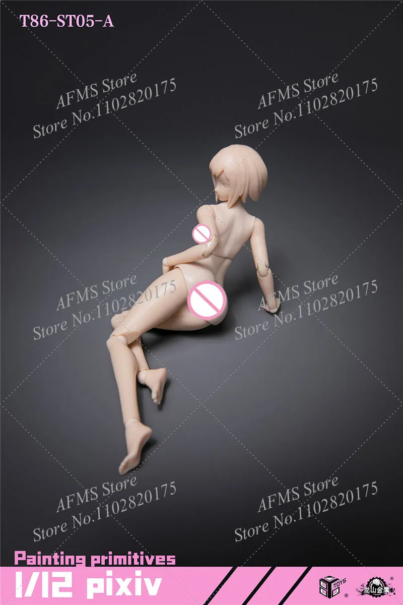 86TOYS T86-ST05 06 1/12 مقياس تحصيل الشكل الجسم لطيف أنيمي المحمول دعوى فتاة 6 بوصة سوبر مرنة المشتركة عمل نموذج لجسم #5