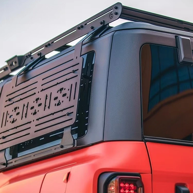 Factory Rear Window MOLLE Panel Storage Rack for Ford Bronco 2021+ 4x4 Off Road Camping Touring Accessories Kit