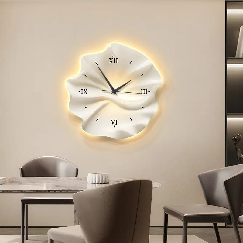 Three Dimensional Wall Clock Living Room Waterproof Durable Silent Wall Clocks Modern Abstract Watch Hanging Easy Installation