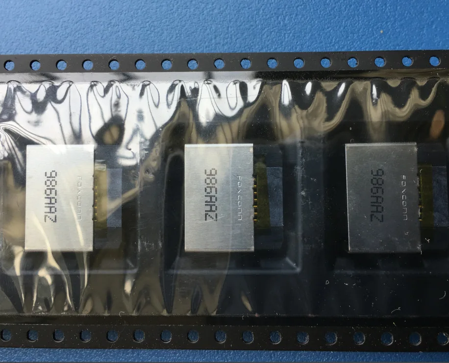 For Foxconn RJ45 network socket JM36111-R4821-7F 12 pins  connector