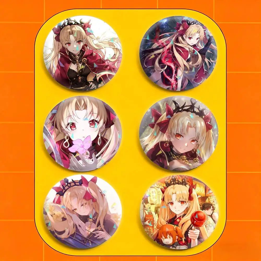 1pc Ereshkigal Fate Anime 32/44/58mm Handmade Pins Round Brooch Badge Backpacks Clothes Jewelry Gifts