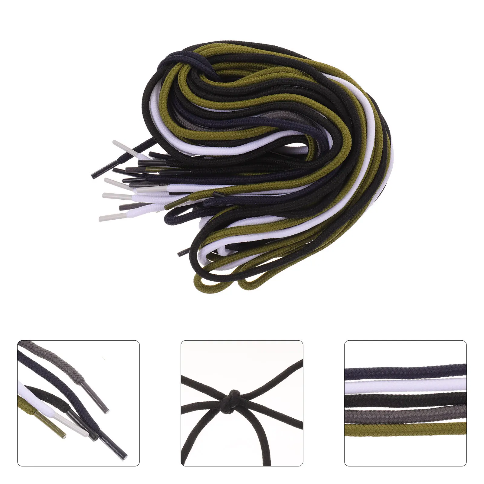 

2 шт., сменные круглые шнурки для спортивной обуви, ботинки, кроссовки, прочные шнурки для ботинок, цветная спортивная веревка