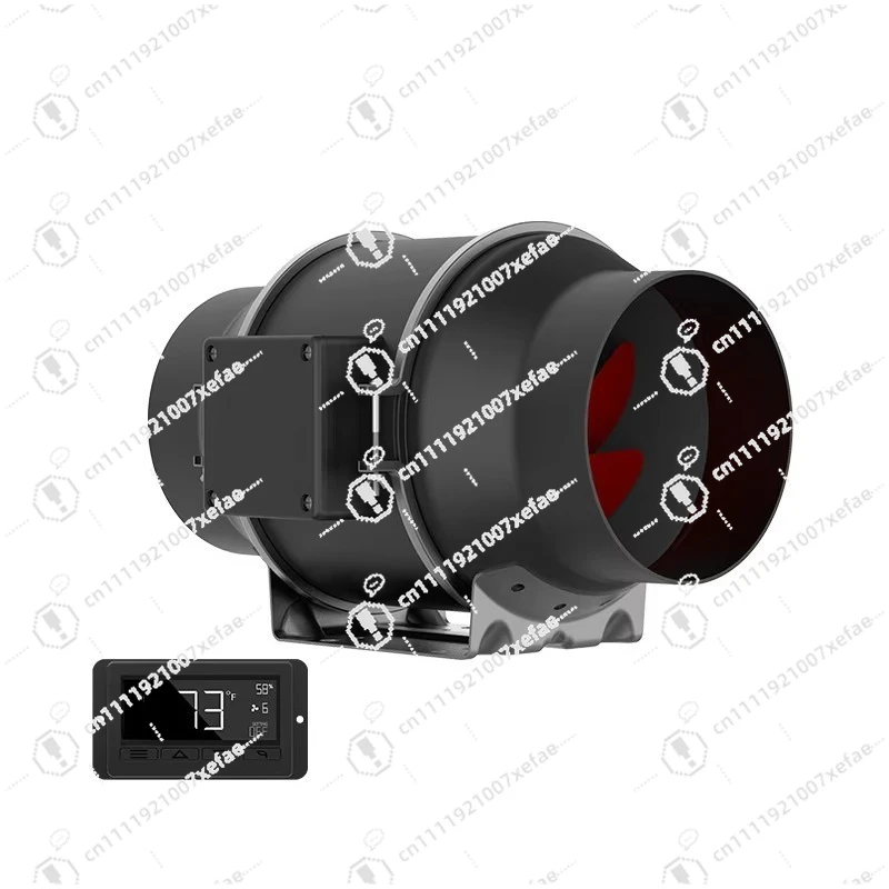 

6 inch 50w low noise EC motor speed in-line duct fan mixed flow exhaust blower 220V