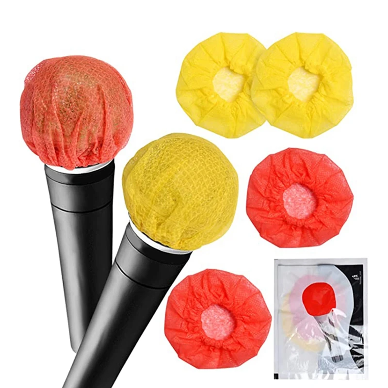 Non-Woven Microphone Covers Disposable Individually Packaged, Clean And Odorless