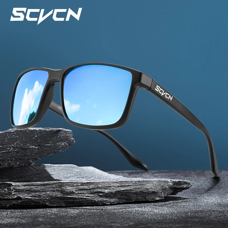 SCVCN Gafas de senderismo, gafas de sol de pesca, gafas polarizadas para montar, gafas deportivas para ciclismo para hombres y mujeres, gafas de protección UV400