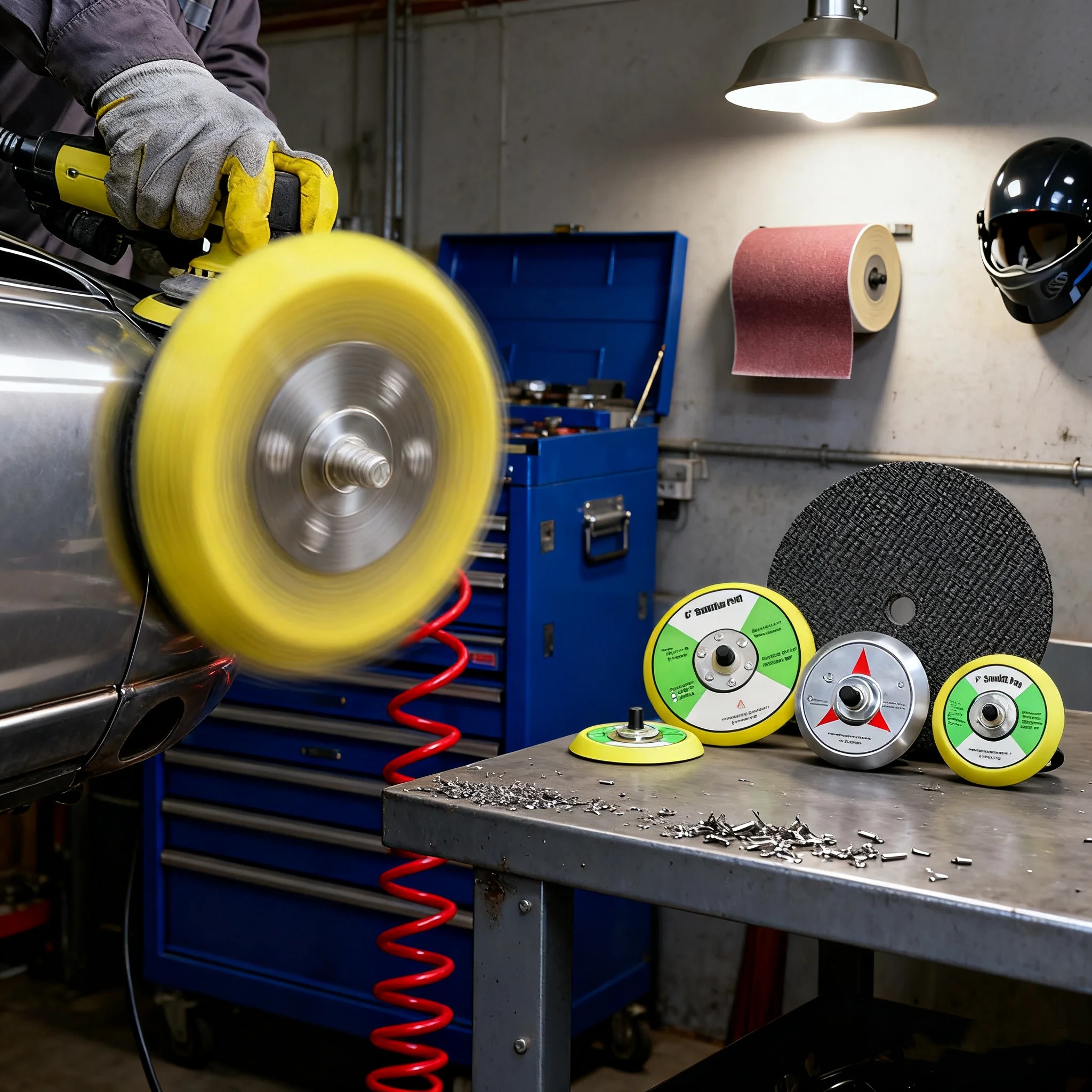 

1 шт. 1 дюйм-6 дюймов подложка для полировки шлифовального диска M6 M8 подложка используется с полировальными губками для пневматической шлифовальной машины