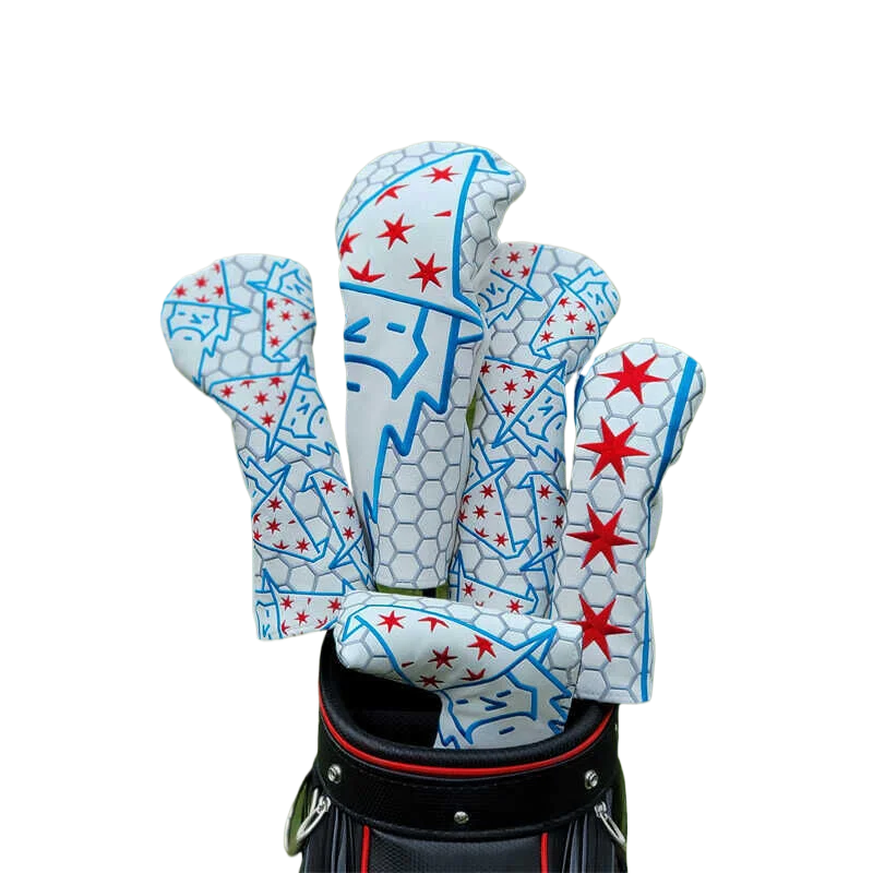 

Чехлы на голову для гольфа Wizard, деревянные защитные чехлы для водителя, номер Fairway, чехол из искусственной кожи для гольфа, аксессуары для гольфа