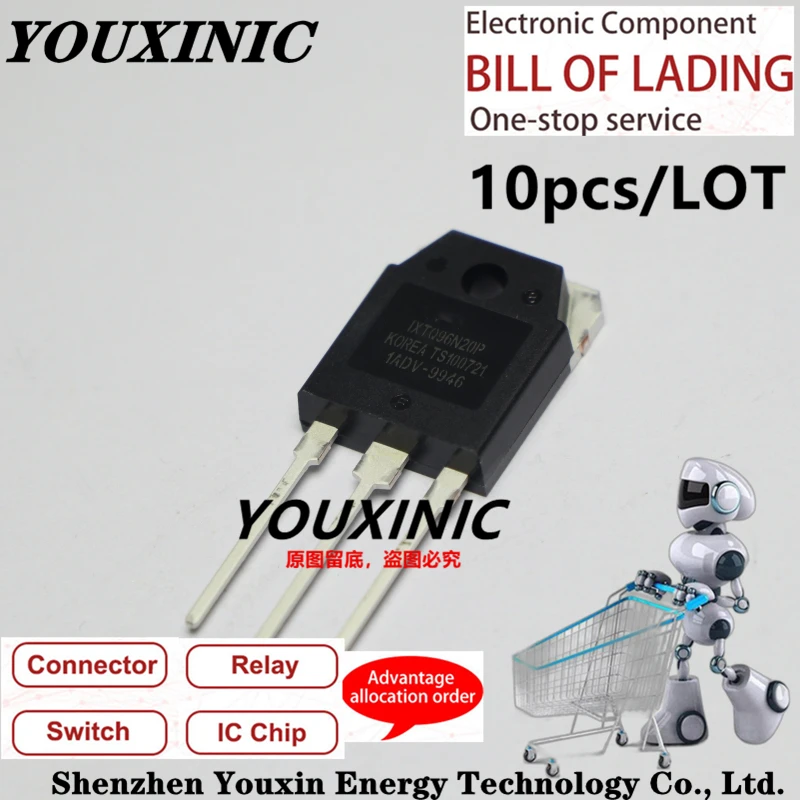 YOUXINIC  2019+ 100% new imported original IXTQ96N20P  96N20P   96N20  TO-247 Inverter Welder Pipe 96A 200V