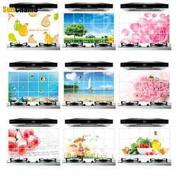 3PC Oilproof Removable Kitchen Mural Vinyl Wall Art Sticker Home Decal DIY Fruit Print Wall Strickers Kitchen Decoration 45*75CM