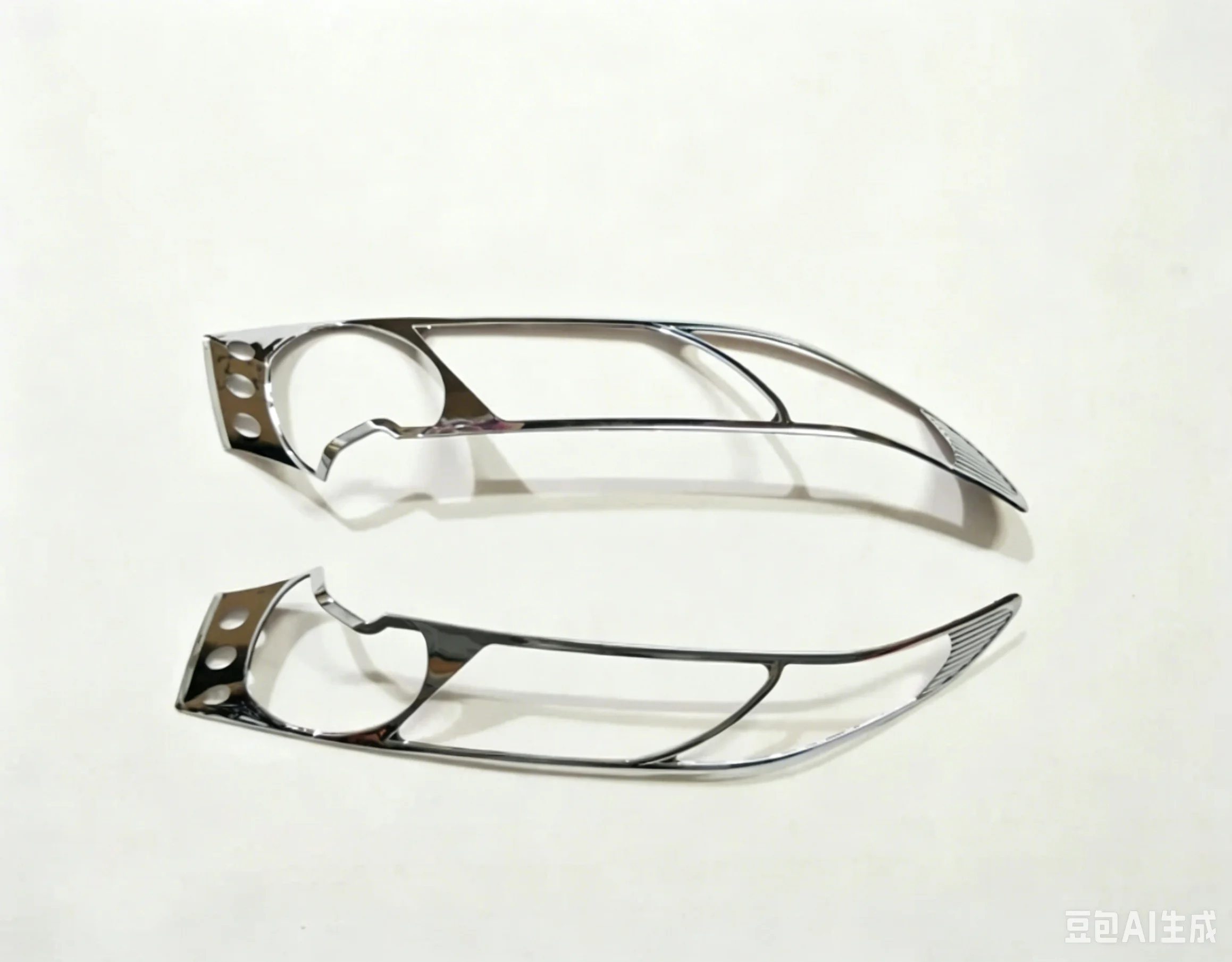 High quality ABS Chrome 2PCS Car Headlamp decorative frame with 4PCS Car Tailight Decorative frame for Honda Civic 2006-2011