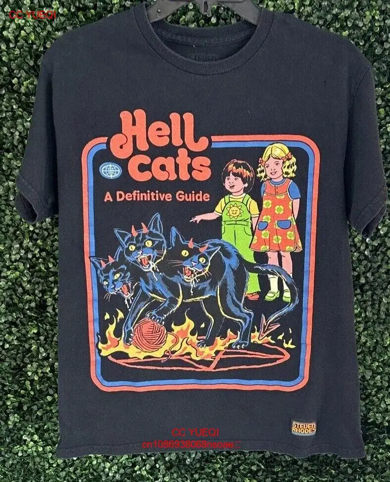 STEVEN RHODES Hell Cats: A Definitive Guide Graphic T-Shirt Adult Size Medium