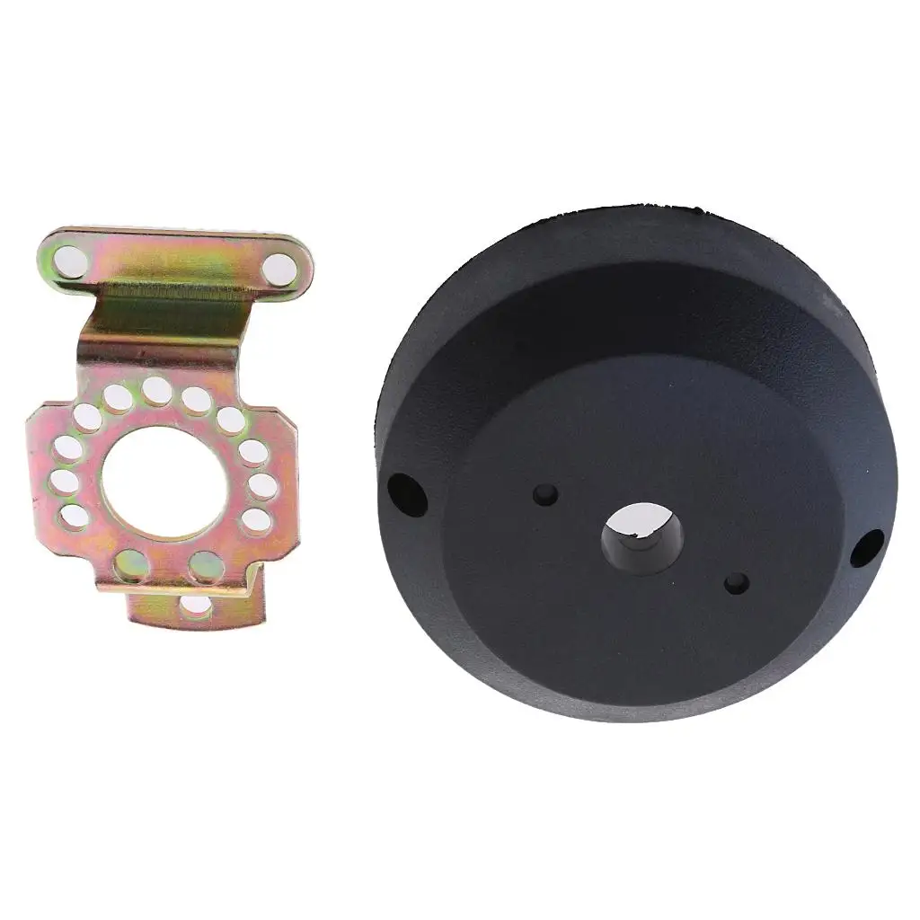 

Комплект угловой рамки рулевого управления 90, черная пластиковая замена механического рулевого управления для внутреннего двигателя лодки