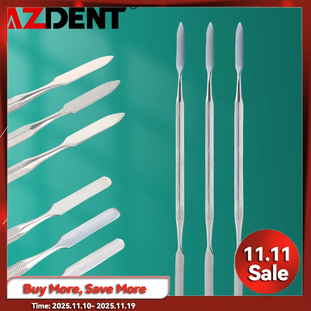 шпатель для смешивания из нержавеющей стали AZDENT