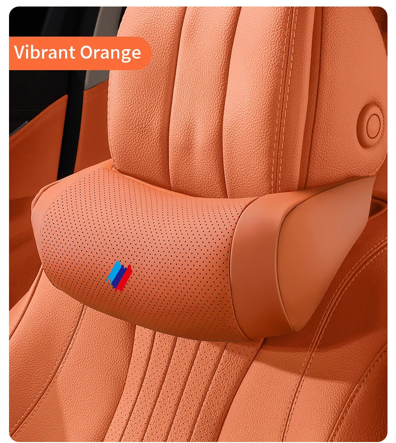 Für BMW M Power X3 X4 X5 X7 E36 E39 E46 E60 E65 E90 F10 F15 F20 F25 F30 G20 G30 Auto-Kopfstütze Nackenstütze Sitz Weiches Nackenkissen – Detail 14
