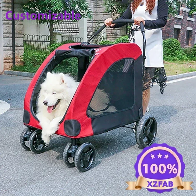 Factory Direct 2026 Strollers Outdoor Travel Carts Cats and Dogs Pet Strollers Portable Pet Strollers Hot sales