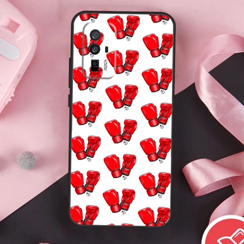 Boxing Gloves Case For Xiaomi 15 Ultra Mi 13 14 11T 12T 13T 14T Pro POCO X7 Pro X3 X5 X6 F5 F6 F7 Cover view 2
