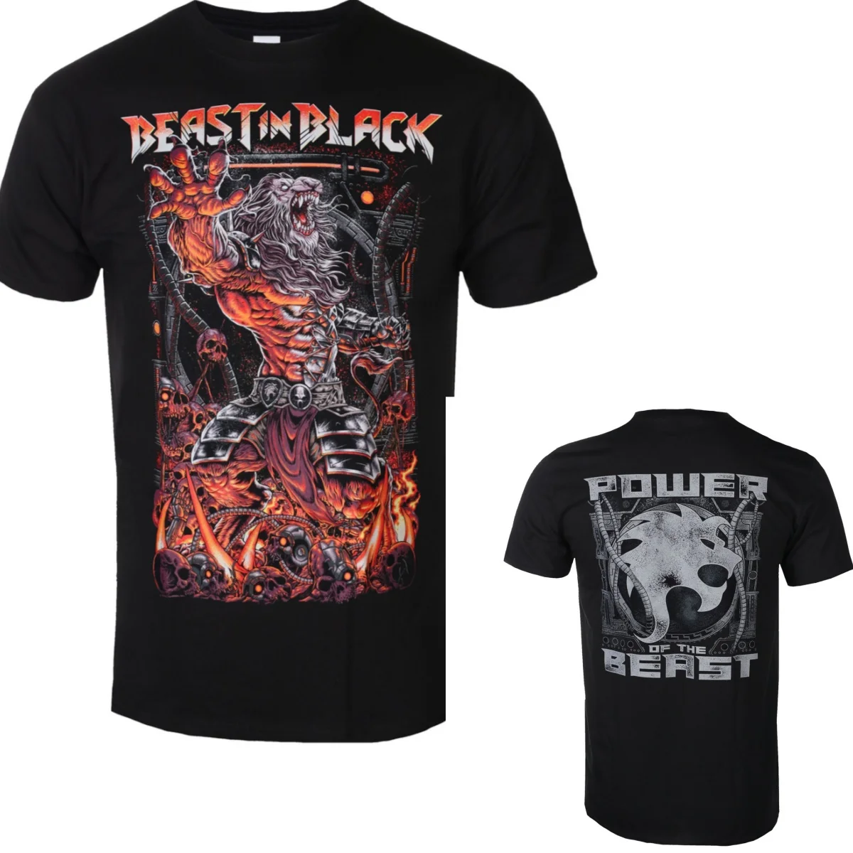 Beast in Black Grafik-Baumwoll-Band-T-Shirt, Unisex, Sommer, Kurzarm, Modemarke, Luxus, lässig, Vintage-T-Shirts – Detail 6