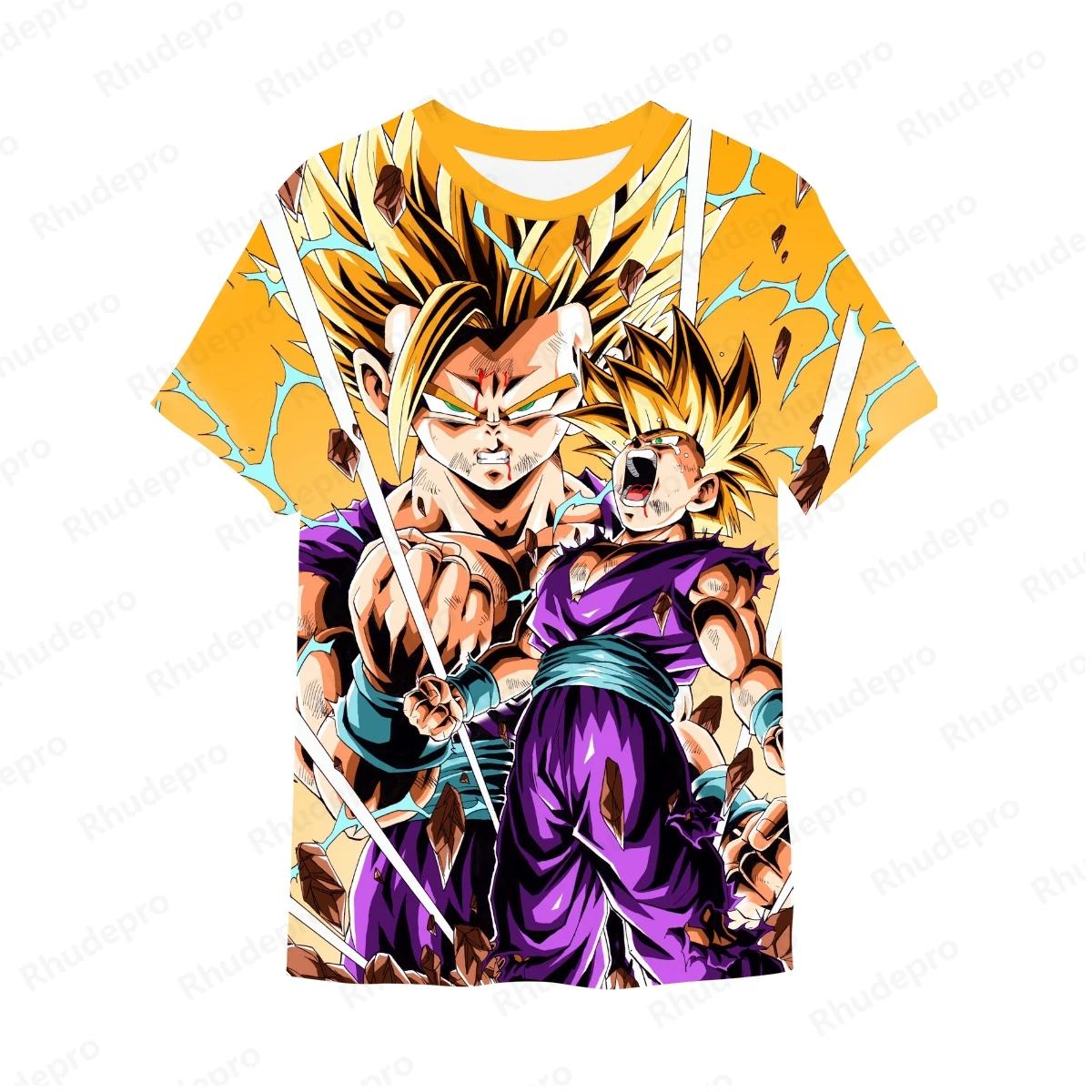 Dragon Ball 100-5XL T-shirt Men Men's Y2k Harajuku Style Shirts 2024 Clothing Anime Goku Streetwear Tops T-shirts Children's