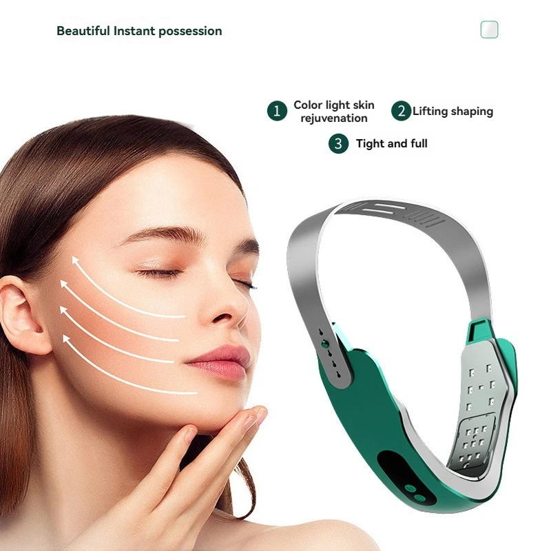 جهاز Lntelligent لتشكيل الضوء الأحمر والأزرق للوجه، وإزالة عضلات الماستر والذقن المزدوجة، وشد الوجه على شكل حرف V #1