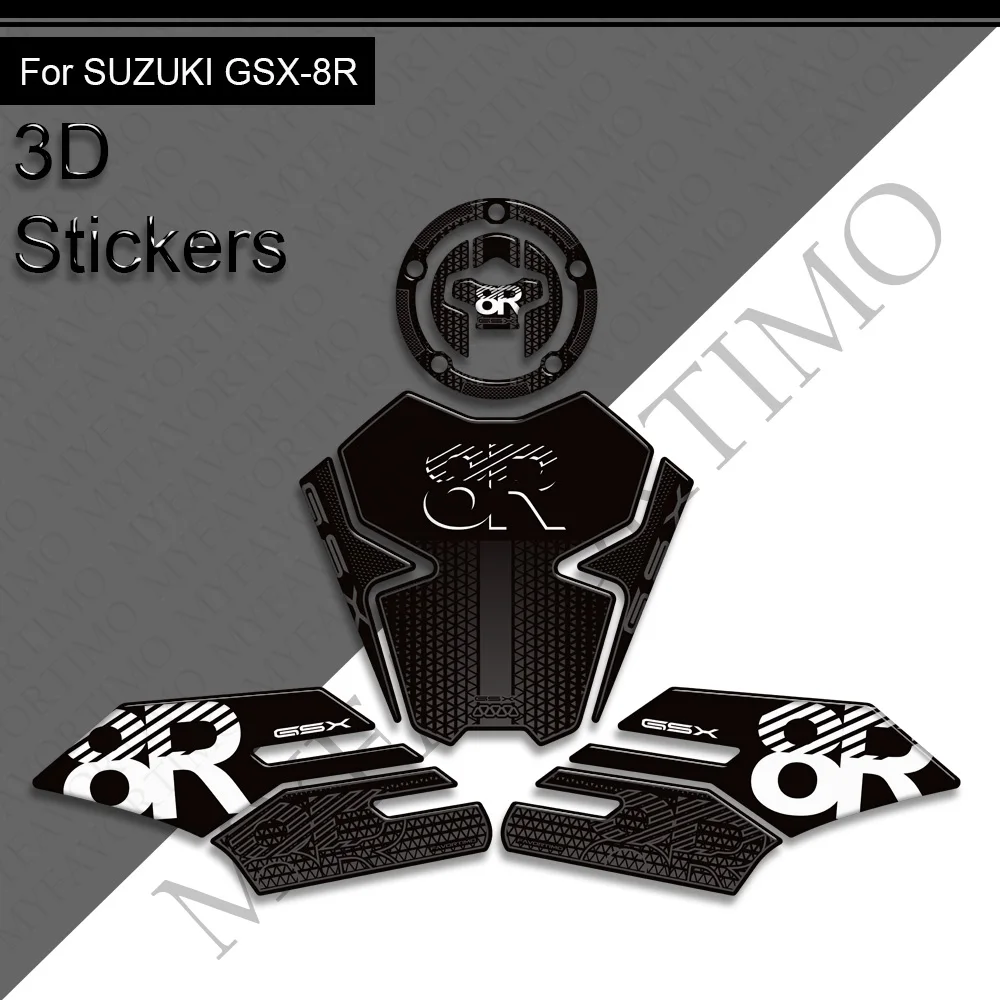 For Suzuki GSX-8R GSX 8R GSX8R Motorcycle Tank Pad Side Grips Gas Fuel Oil Kit Knee Protection Stickers Decals 2024 2025