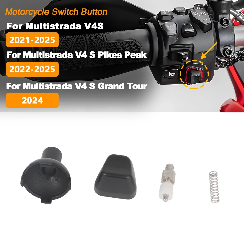 

Motorcycle Handlebar Switch Button For Ducati Multistrada V4S V4 S Pikes Peak Grand Tour 2021-2024 2025 Replacement Accessories