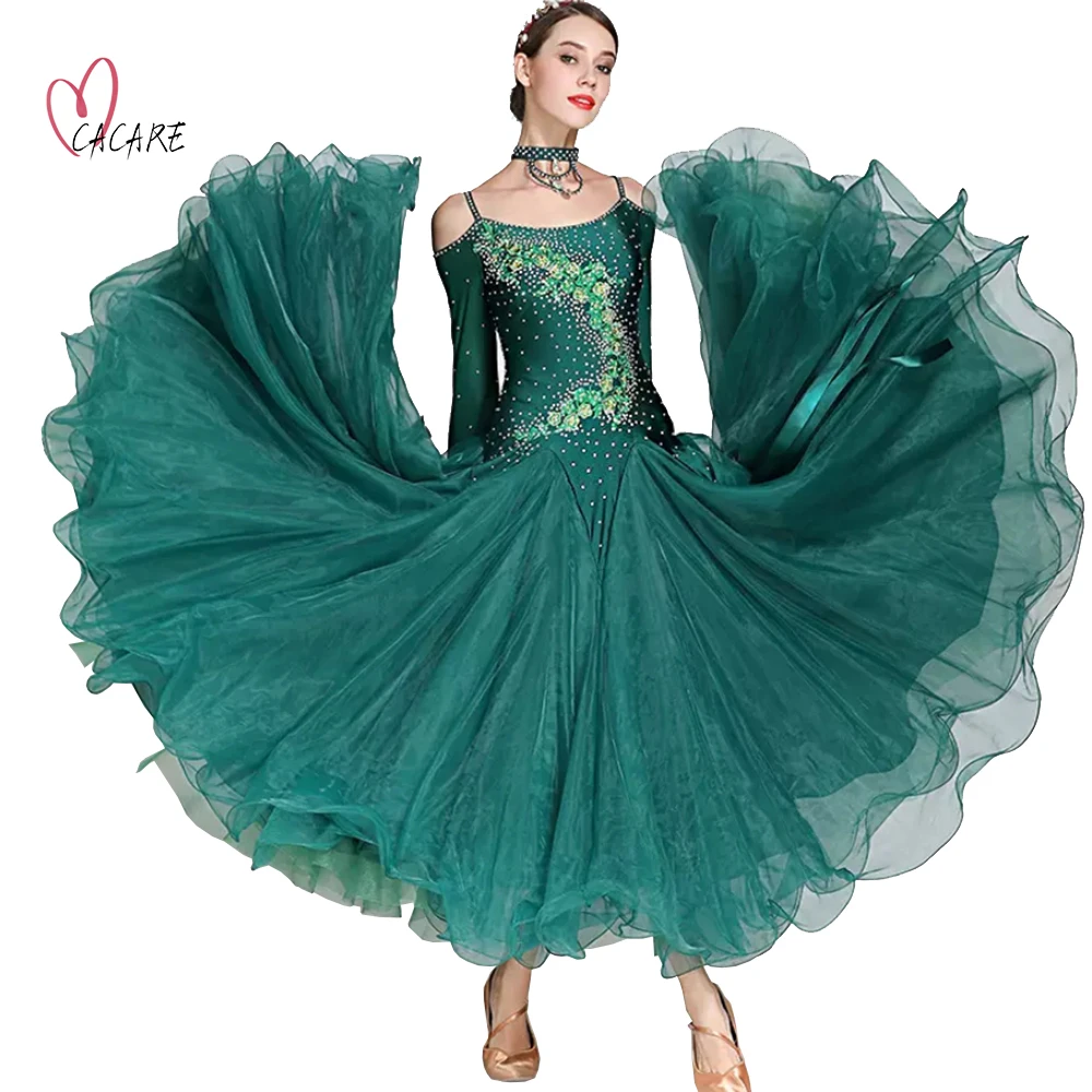 

High-end Ballroom Dance Dresses Waltz Dress Clothing Jazz Costume Women's Standard Modern Dance Wear Clothes Flamenco D0671