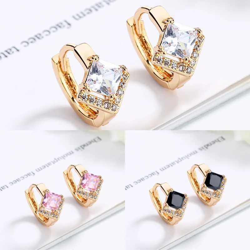 New Arrival 18K Laminated Plated Huggies Earrings Women