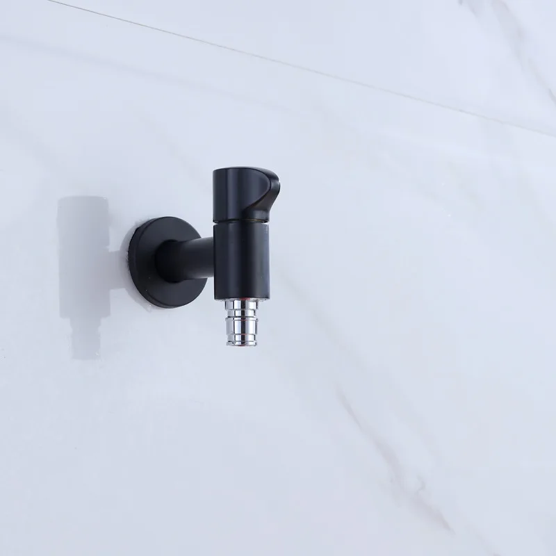 Swing Single Cold Faucet Wall Mounted Bathroom Hardware Mop Pool Water Tap with 1/2