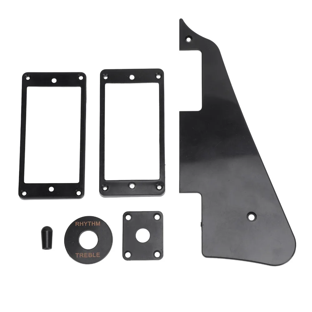 Decorative Black Color Guitar Pickup Ring Plastic Material Guitar Back Plate Guitar Bracket Mount For Guitar
