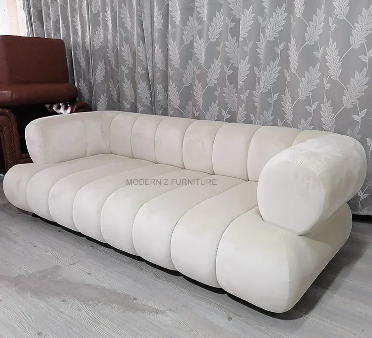 

-Modern Z Corner L Shape Luxury Couch Wohnzimmer Bed Sitting Room Furniture Home Lounge Living Room Leisure Sectional Sofa Set