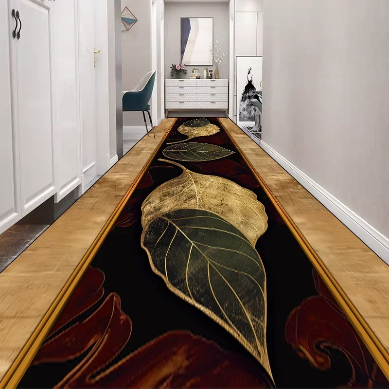 Modern Europe Hotel Hallway Carpet Long Corridor Rug Home Stair Carpet Soft Entrance Floor Door Mat Anti-skid Kitchen Aisle Rug