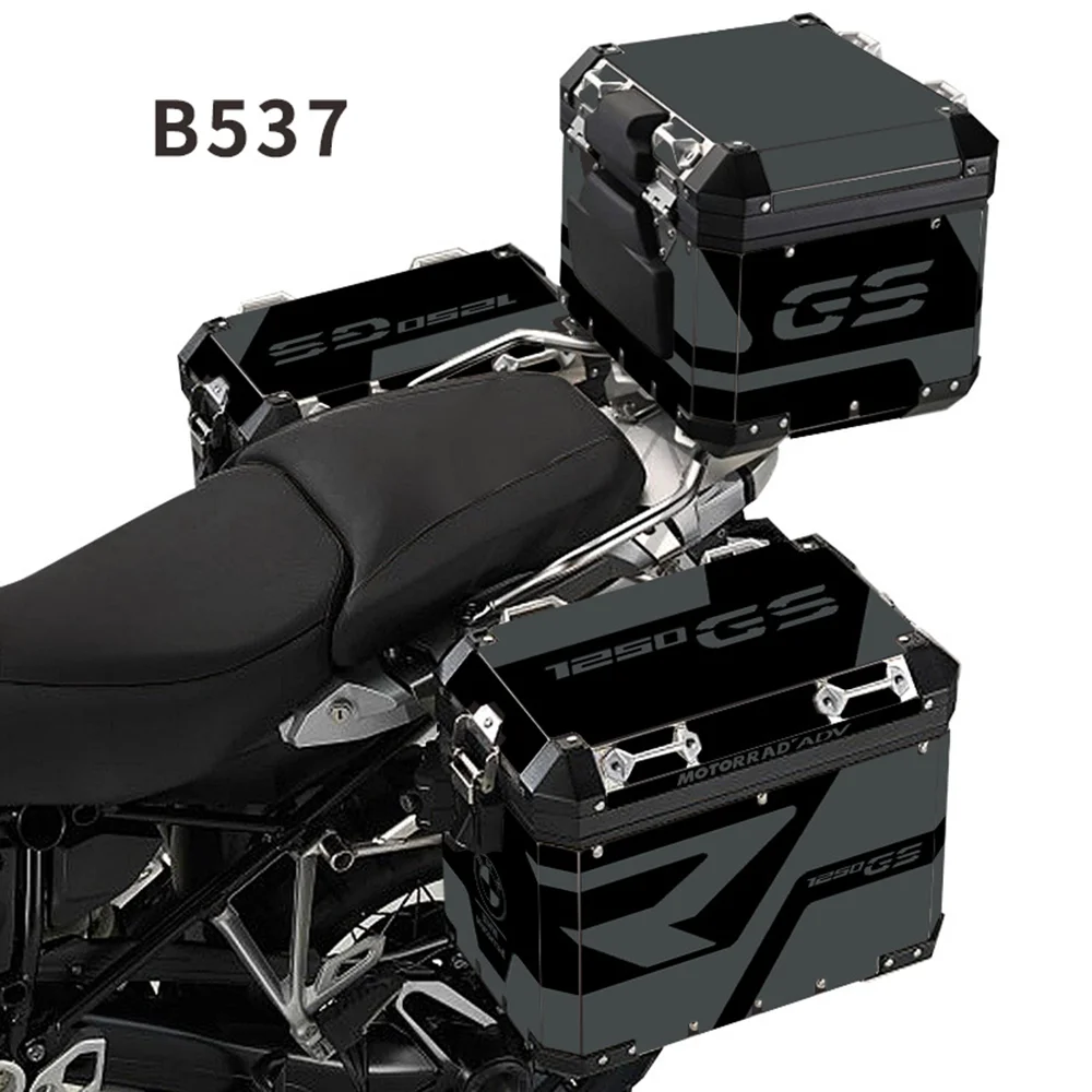 uitable Motorcycle Aluminum Box for BMW  New Trunk Adventure Reflective Sticker Protective Pad Decoration R1250GS F850GS R1200GS