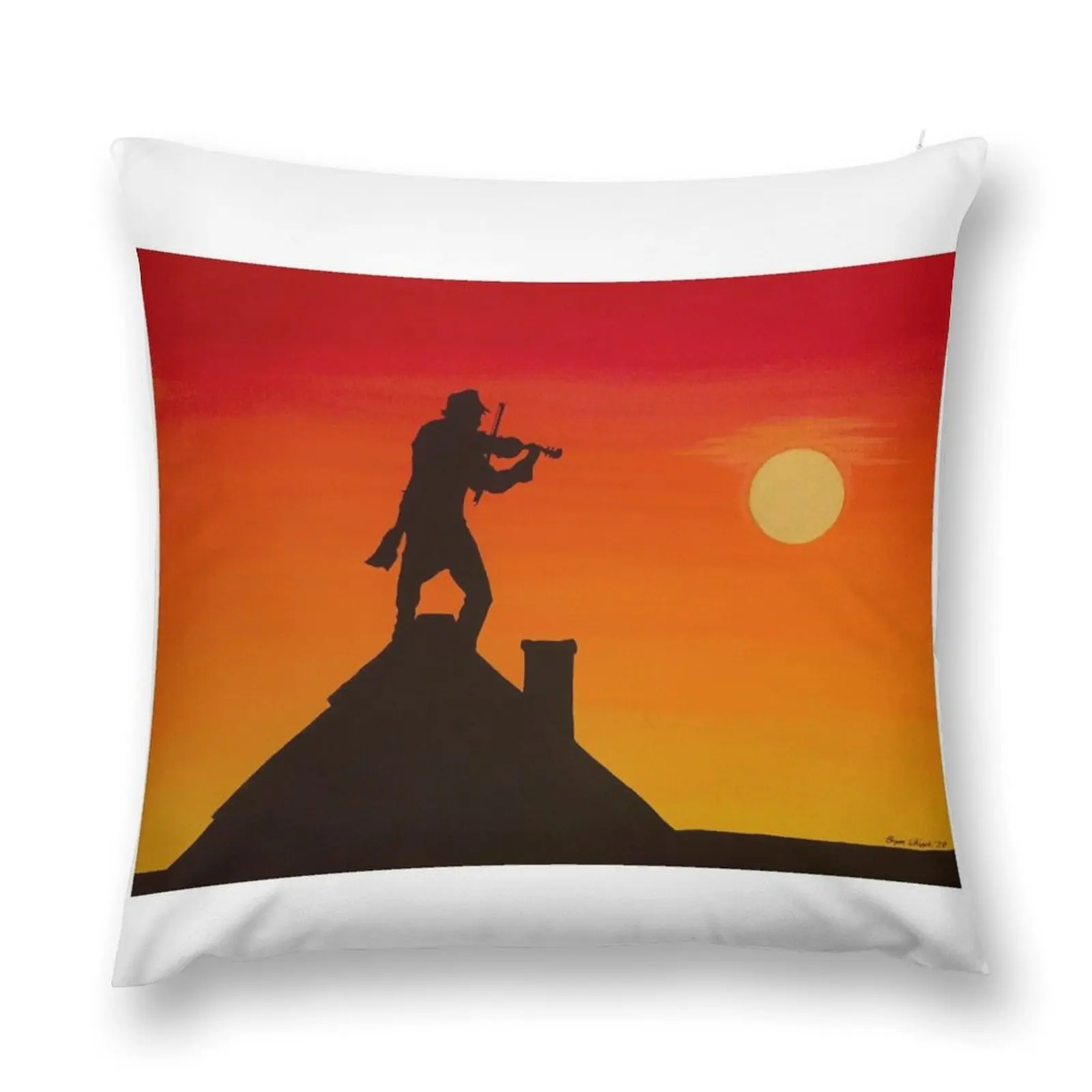 

Fiddler on the Roof Throw Pillow Christmas Covers christmas cushions covers Ornamental Pillow pillow