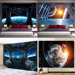 Future Punk Sci-fi Style Pattern Fashion Home Decoration Tapestry Living Room Bedroom Tapestry