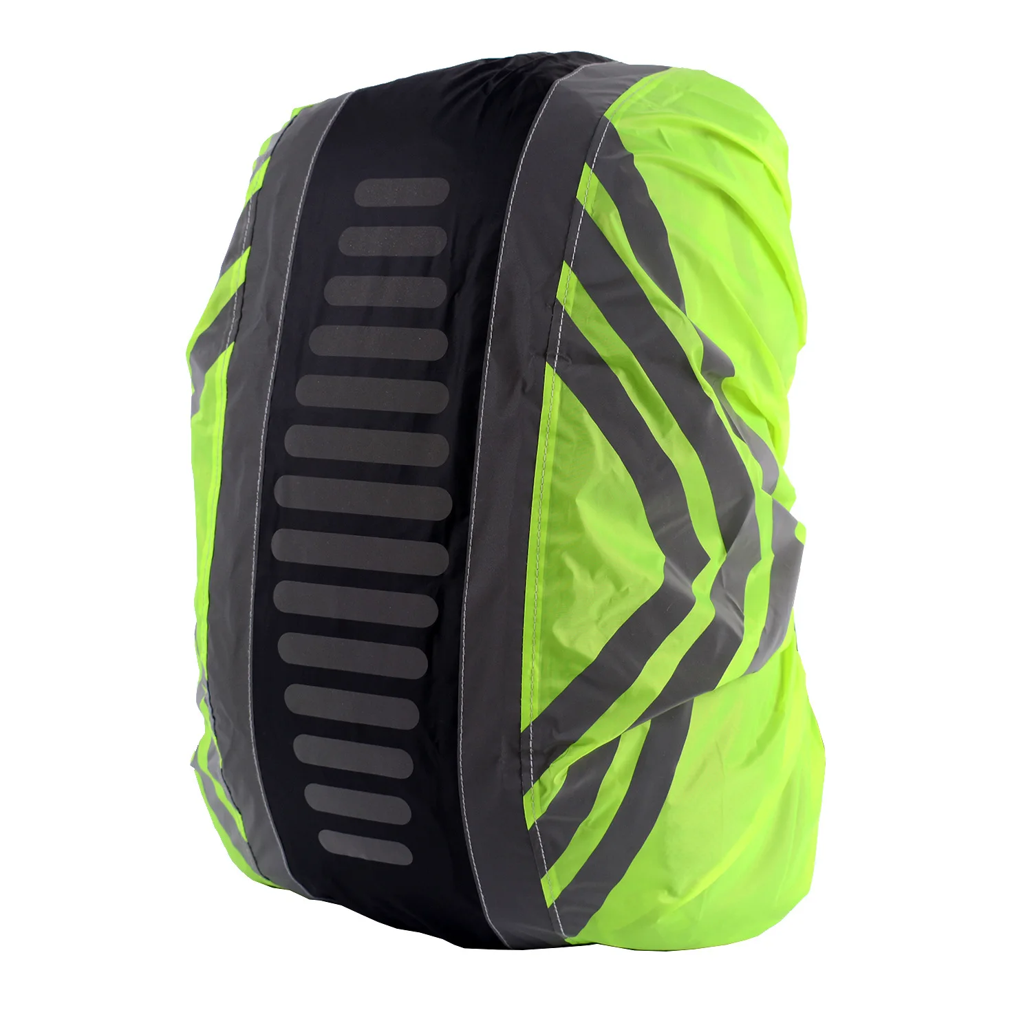 Mochila reflectante de gran tamaño para viajes nocturnos, cubierta de seguridad impermeable para acampar al aire libre, protección contra la lluvia, 19 unidades