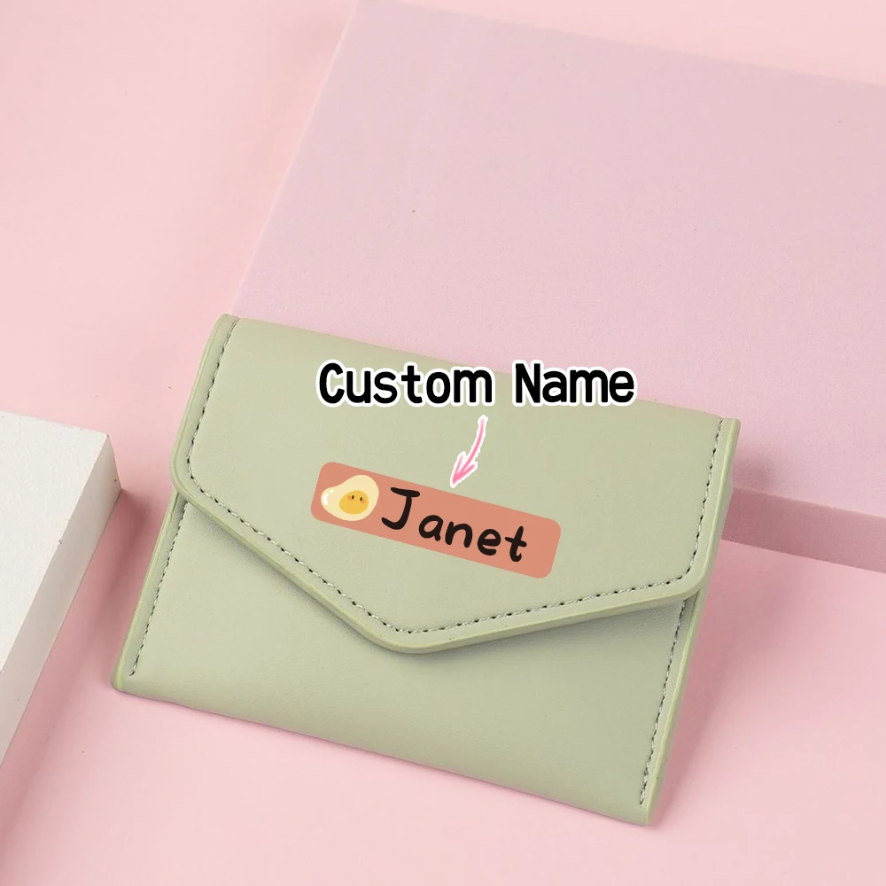 Custom Korean-style Name Sticker,Transparent Waterproof Sticker for Kids,diy Name Labels for School Bag Bottles Pen Box Uniform