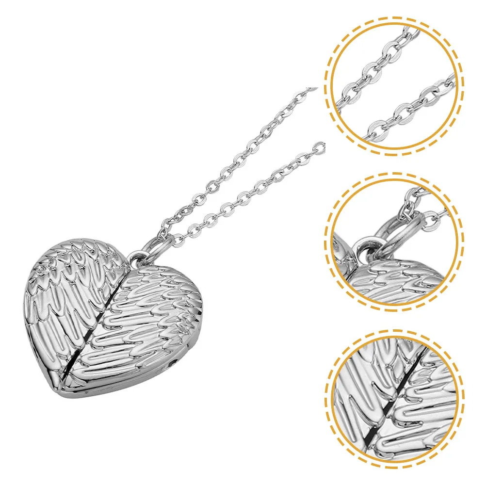 Heart Shaped Locket Necklace Personalized Photo Necklace Picture Locket Jewelry Gift Lockets for Women That Hold Pictures