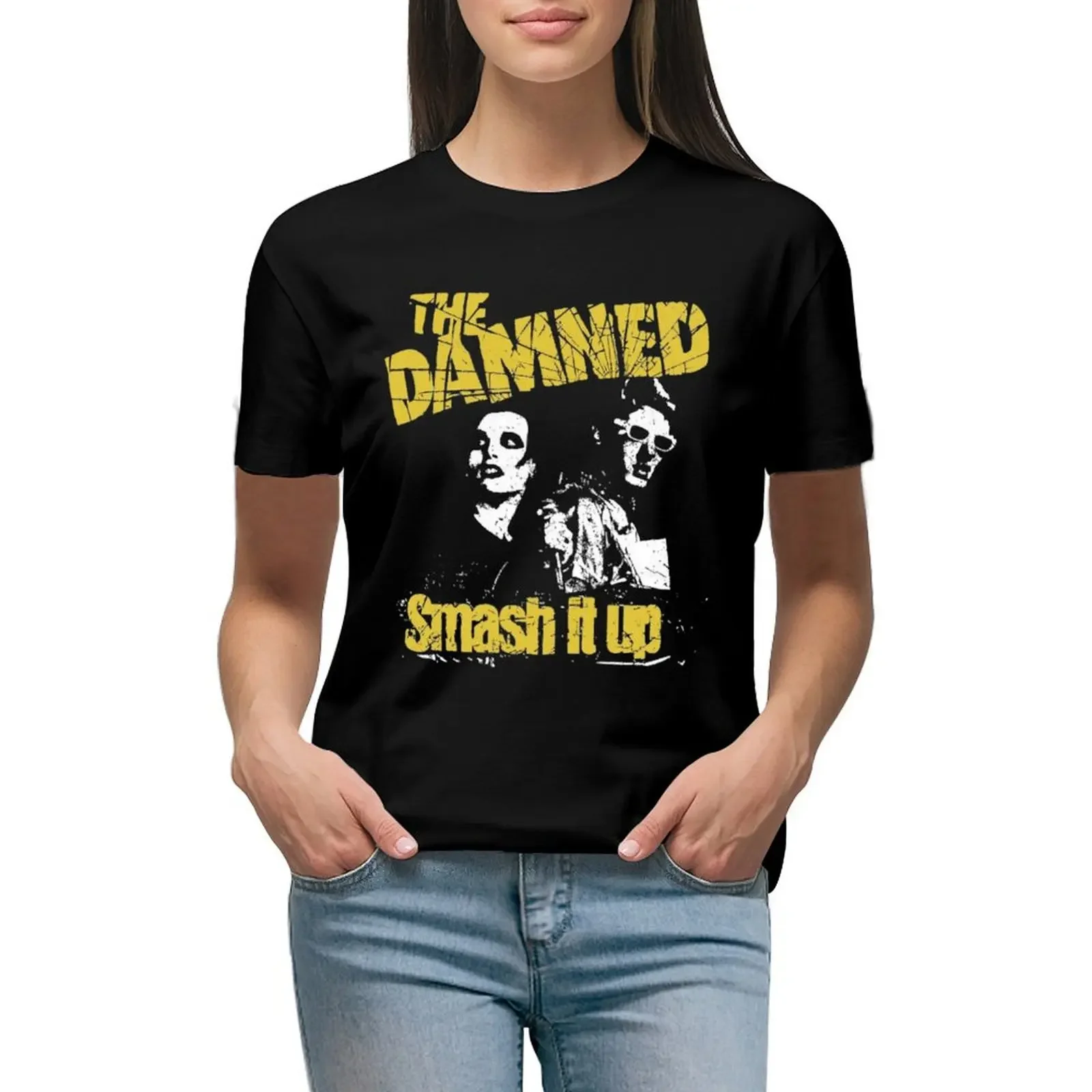 

Smash it up damned T-Shirt shirts graphic tees customs design your own t-shirt dress for Women plus size sexy