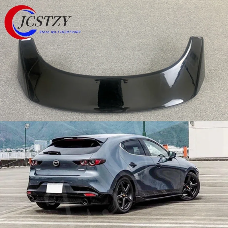 For Mazda 3 Axela Hatchback 2020 Car Styling Rear Spoiler Wing Tail Trunk Lid Cover Auto Decoration