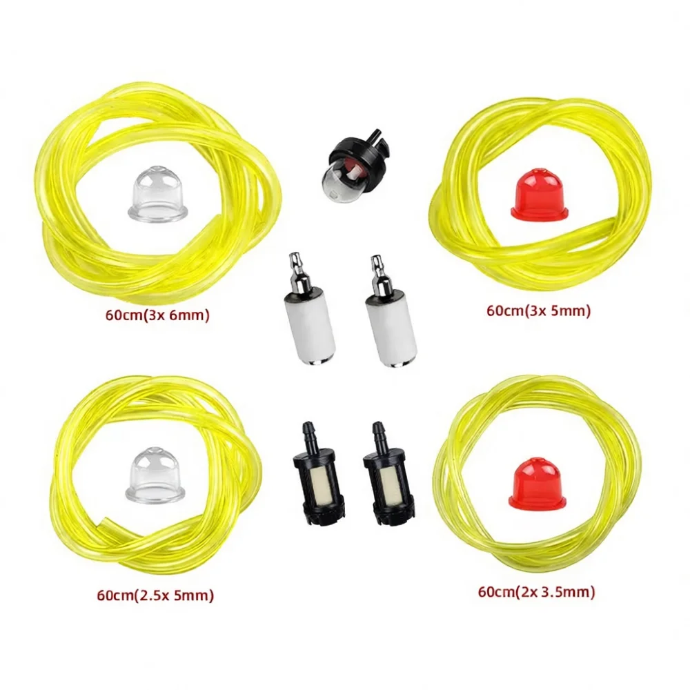 Replacement Parts For Chainsaw Trimmer Fuel System Primer Bulb Filter Hose Assembly Garden Professional Maintenance Kit