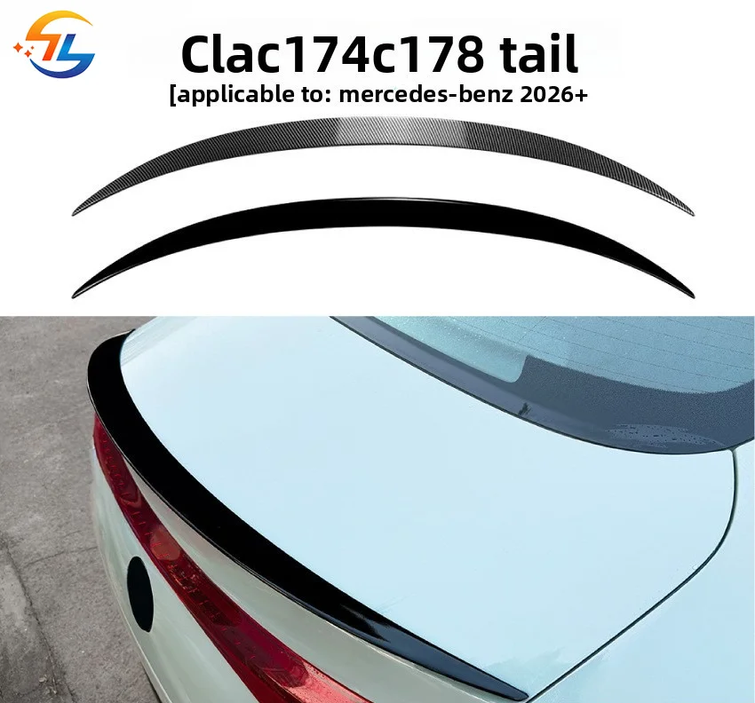 For Mercedes Bens CLA C174 C178 2026+ AMG Rear Spoiler Exterior Decoration with Modified Accessories