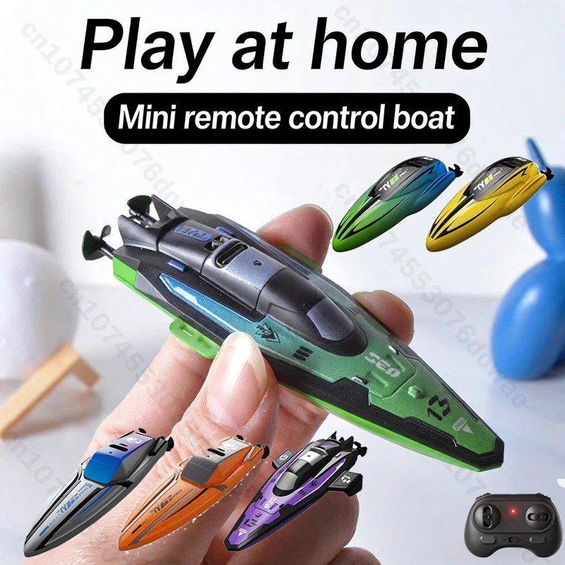 TY11 TY12 TY13 Mini RC-Boot Hochgeschwindigkeits-Elektro-Rennboot 2,4G Wassermodell Stunt-Rotation Doppelmotor Ferngesteuertes Schiff Spielzeug