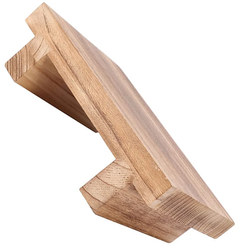 

Wooden Foot Stool Bedside Step Stool for Bedroom Elderly Toddler Lightweight Portable Home Office Use Sturdy Support Structure