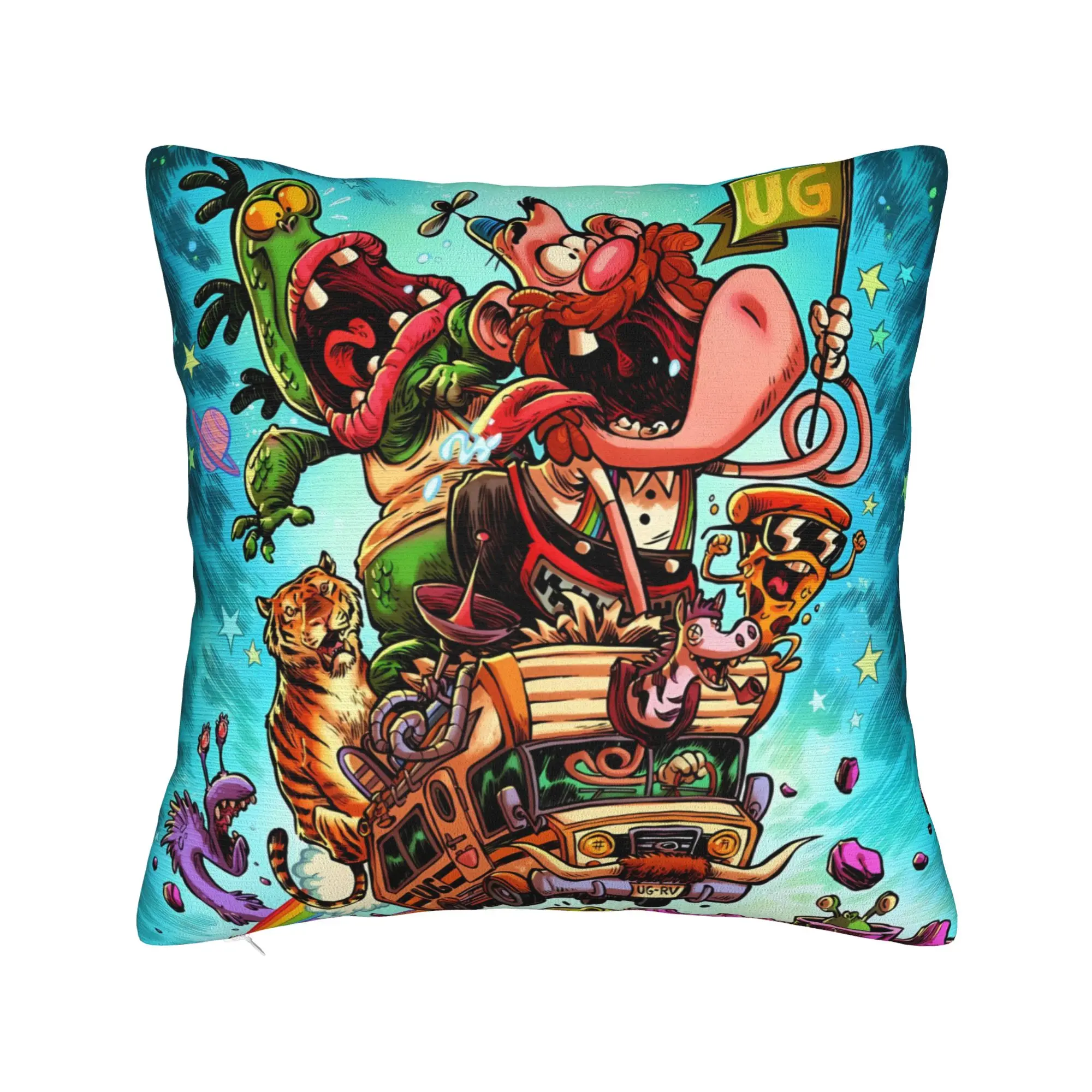 Pillow Case Uncle Grandpa Design  Pillow Cover For Sofa Bedroom Home Decor Morden Pillowcases