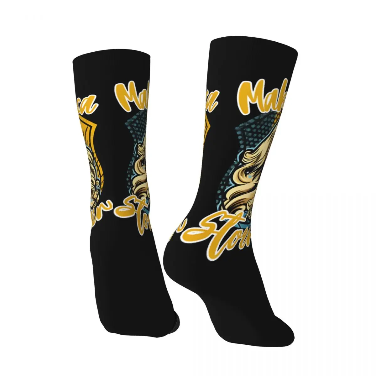 Funny Crazy compression Glamorous Sock for Men Hip Hop Harajuku Stormy daniels Happy Quality Pattern Printed Boys Crew Sock