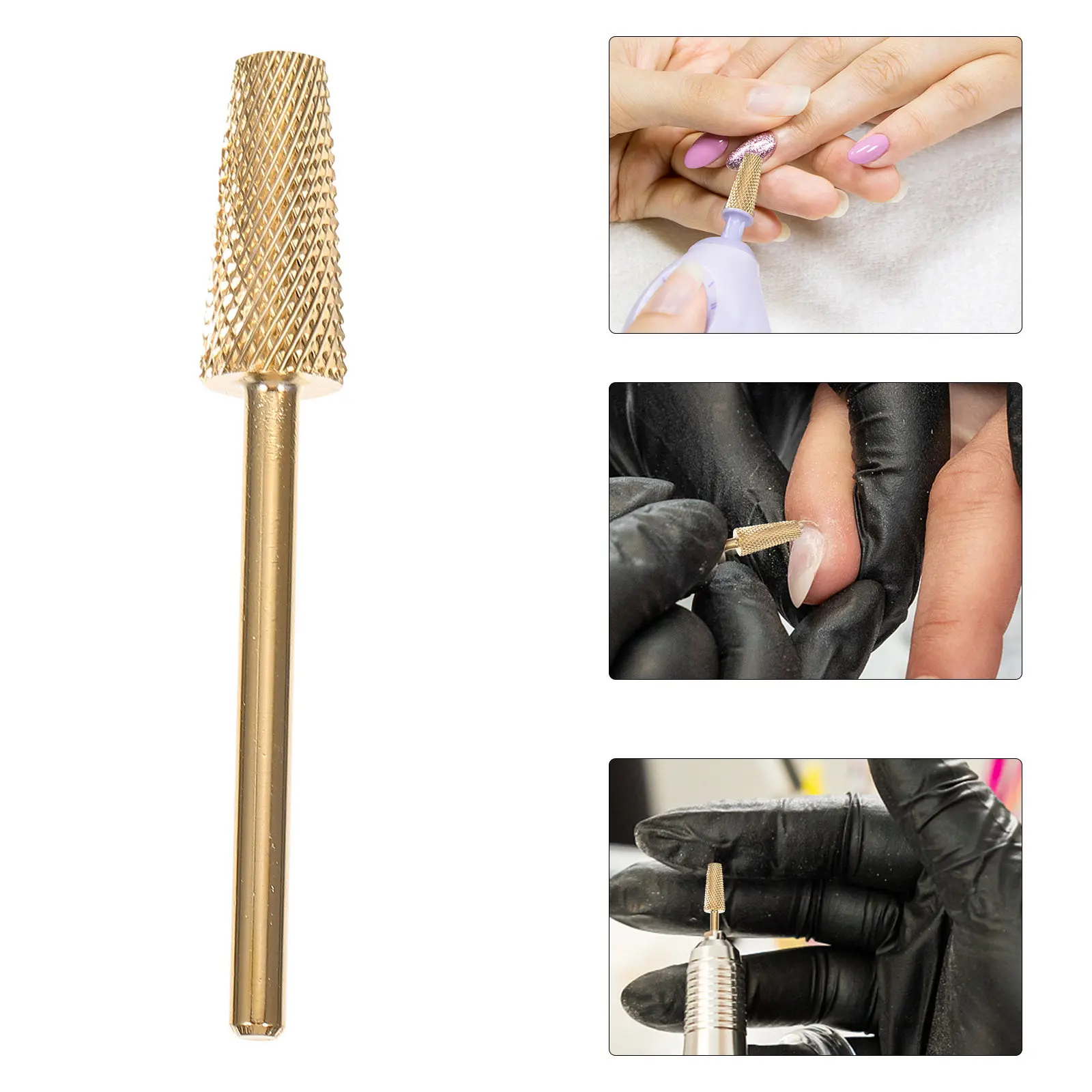 

Tungsten Steel Manicure Grinding Head Sturdy Nail Polishing Bit Reshape Nails Remove Dead Skin Nail Art Drill Supplies